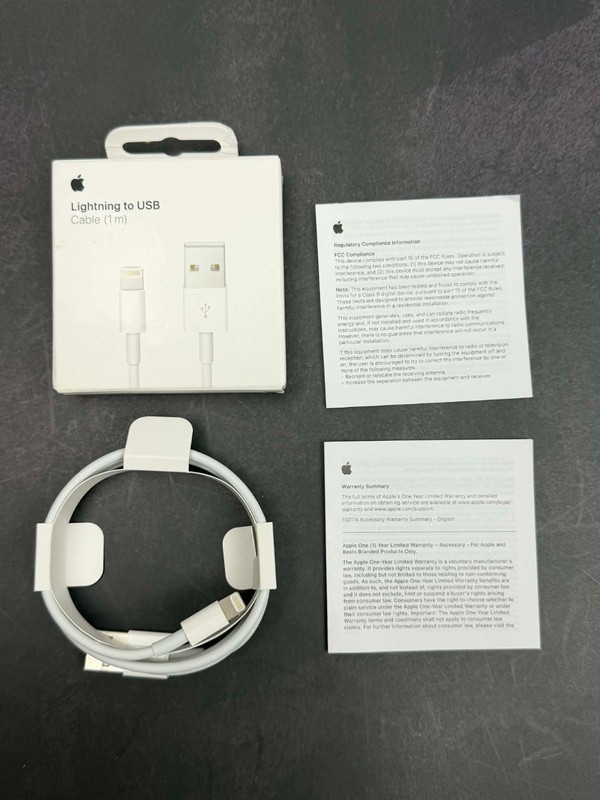 Apple 3.3 Ft (1m) Lightning to USB Cable A1480 Original Apple