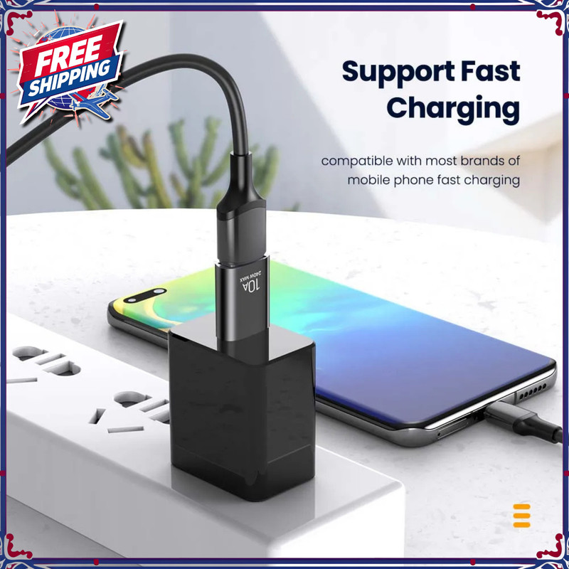 10A OTG USB 3.0 to Type C Adapter USB Female Type C Male Fast Phone Charging gallery