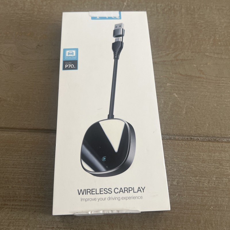 YVQ 2025 Upgraded Wireless CarPlay Adapter Hidden Interface Converts Wired to... gallery