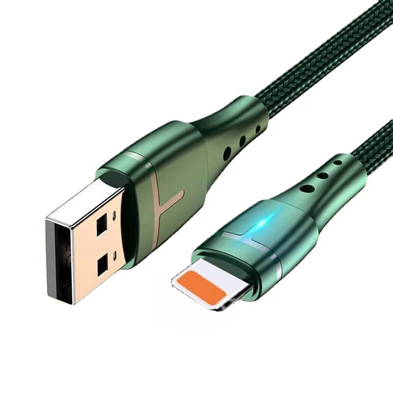 US 120W Apple iPhone compatible USB-A Charging Cable For IPhone 13 12 11 8 7 6