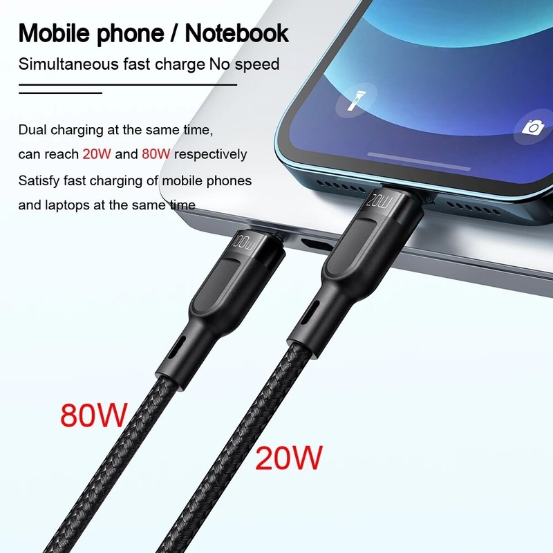 Mcdodo 2 in 1 PD 100W 5A USB C Fast Charging For iPhone 12 Pro Max Samsung S21 gallery