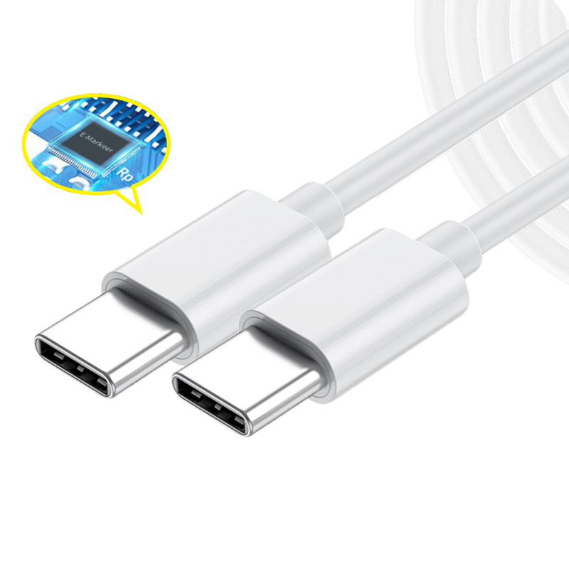 3ft/6ft USB Type-C To Type C 5A 100W Speed Fast Charging Quick charger Cable