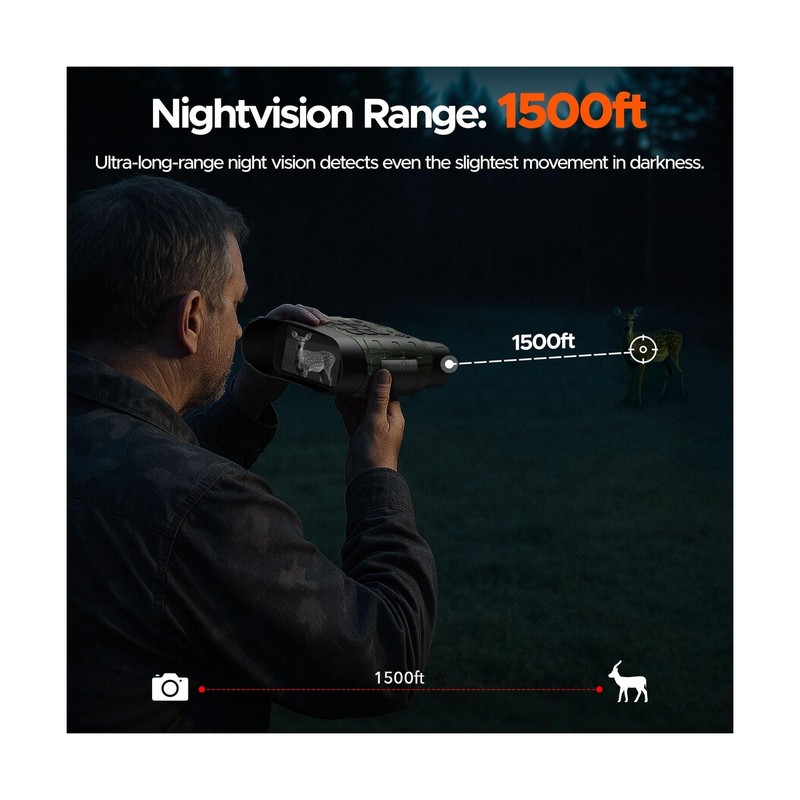 4K Night Vision Binoculars, Night Vision Binoculars for Adults, Night Vision ... gallery