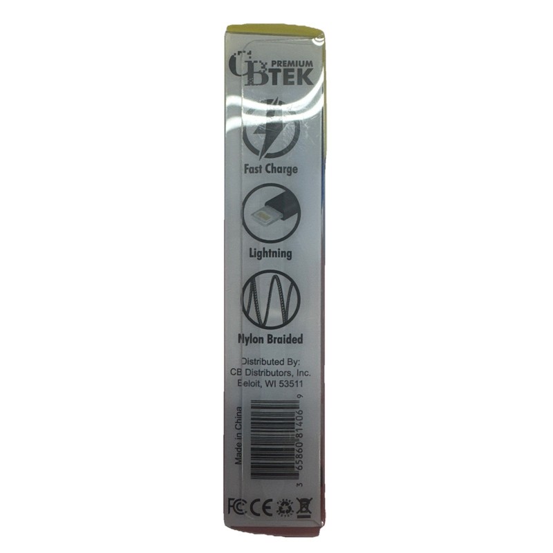 CBTEK iPhone MFI Certified 4ft Cables Type c lightning gallery