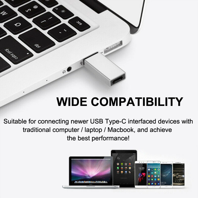 USB 3.1 Type C USB-C Female to USB 3.0 Type-A Male Converter Adapter Connector gallery