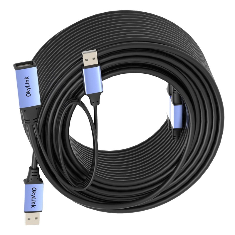 100ft(30M) Active USB 2.0 Extension Cable A Male to A Female 480Mbps for Prin...