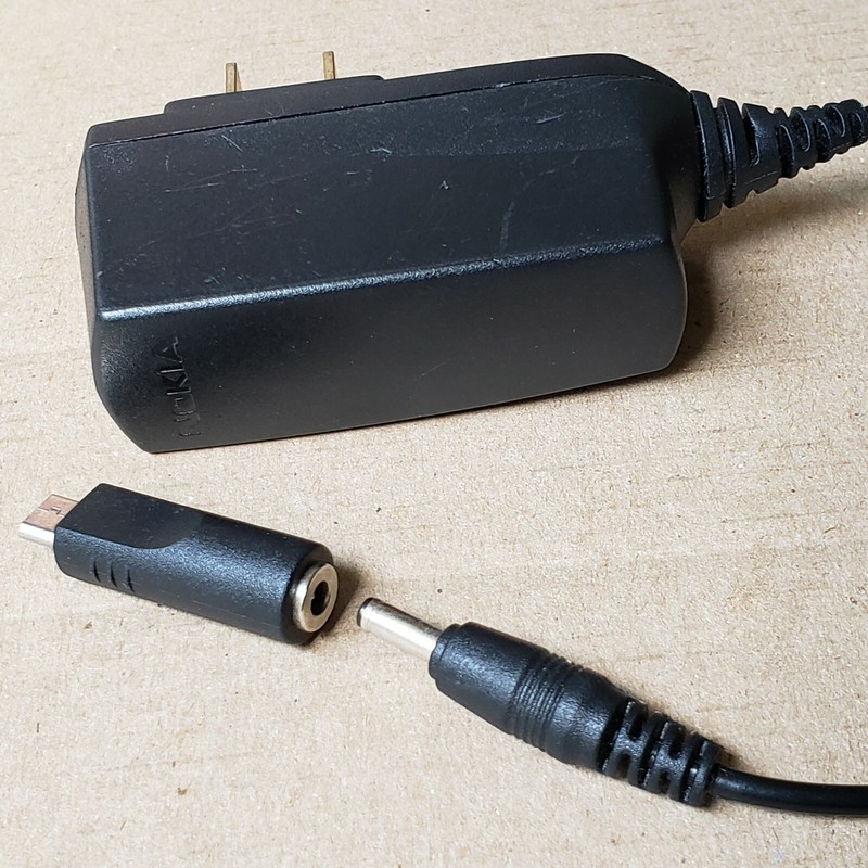 2 PCs DC Female to Micro USB Male Power Charger Adapter 3.5*1.1mm connector gallery