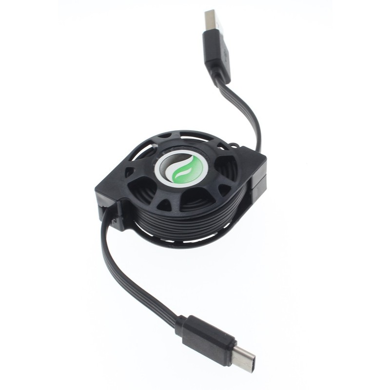 USB Cable Retractable Type-C Charger Power Cord for Cell Phones