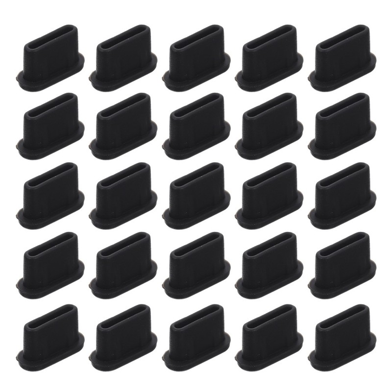30 Pcs USB Write Blocker Type-C Dust Plug Outlet Charging Port Protector