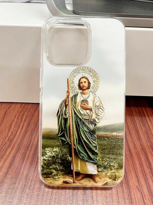 iPhone 13 13Pro Max 12 11 Elegante 3D Printed Hybrid Case San Judas Tadeo