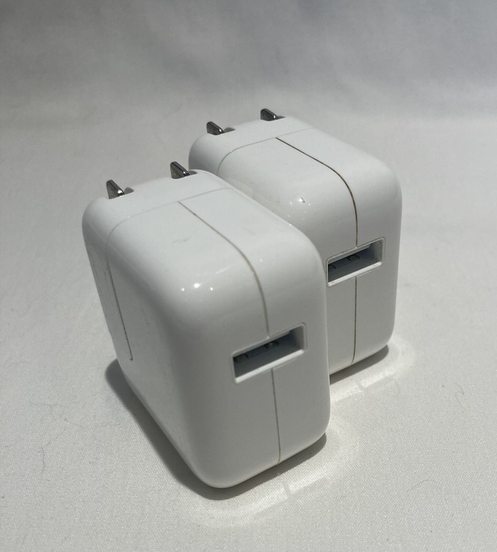 Apple A1401 12W USB Power Adapters – Lot of 2