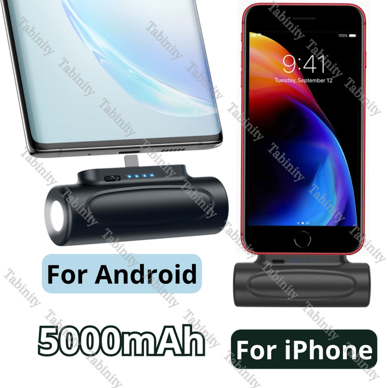5000mAh Power Bank External Protable Battery Charger For iPhone Android Samsung