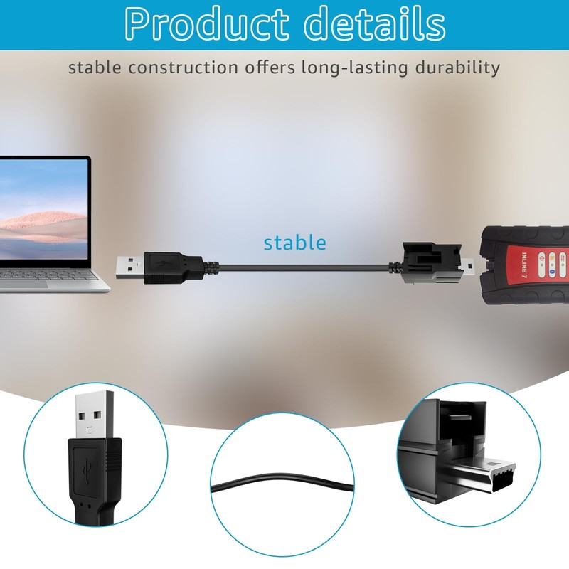 404032 USB Replacement Cable For Nexiq USB Link 2 Scanner Interface Lead gallery