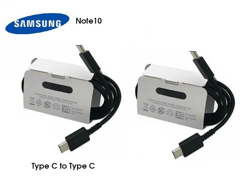 Genuine USB Type C to Type C Cable Samsung Galaxy Note 10 Plus 5G Charger DG977