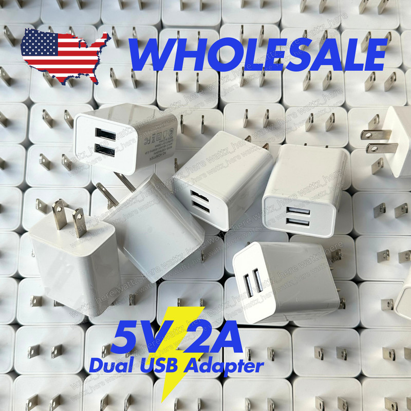 Bulk 5V 2A USB Port Wall Charger Fast Power Adapter Block Lot For iPhone Android