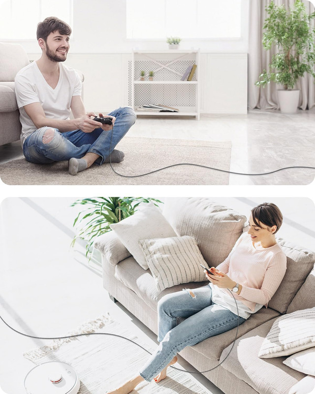 Long USB C Cable 15FT, 3A USB to USB Type C Cable Fast Charging USB 2.0 gallery