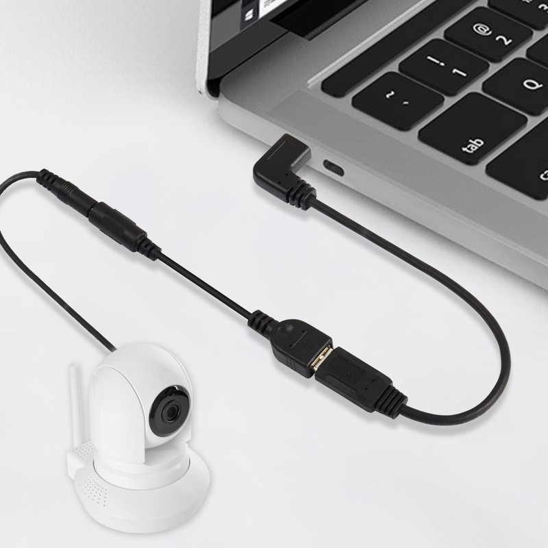 2 PCS 5V USB To DC Power Cable 5.5x2.1mm Female To USB Female Converter gallery