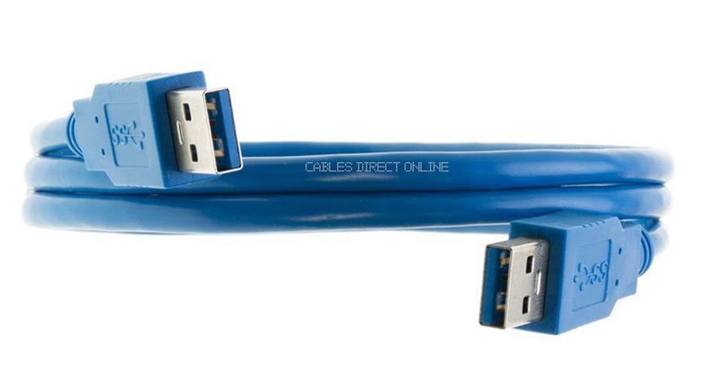 USB 3.0 A Male to A Male Cable Cord 3FT 6FT 10FT Data Wire HP CANNON EPSON Speed
