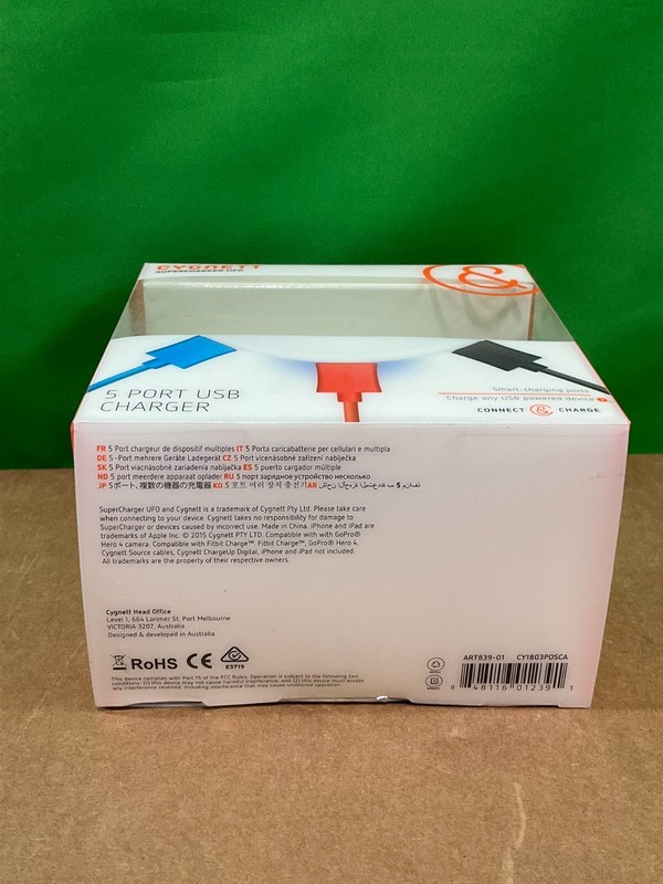 Cygnett Super Charge USB Charger Supercharger UFO CY1803POSCA ✅❤️️✅❤️ Brand New! gallery