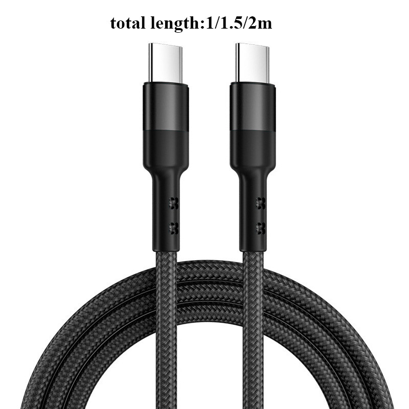 PD 60W USB C To USB C QC3.0 Fast Charger Dual Type C Charging Data Sync Cable❄ gallery