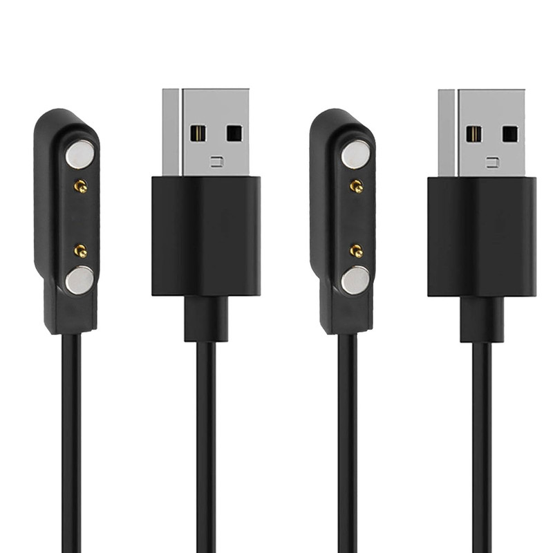 2-Pack Compatible with Raycon Open Ear Bone Conduction Charger,2pin Magnetic USB
