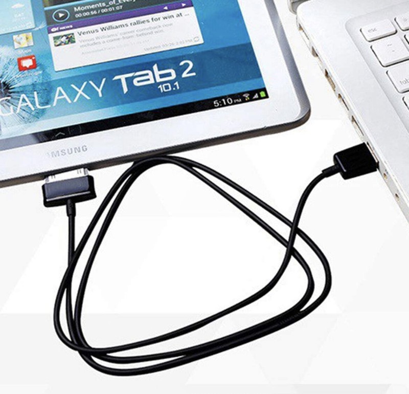 2 Pcs USB Sync Data Charger Cable for OEM Samsung Galaxy Tablet 7.0 7.7 8.9 10.1 gallery