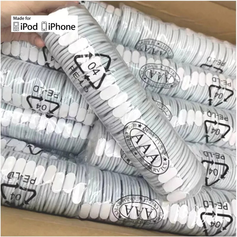 Wholesale Lot 100 pack For Iphone 7 8 X MAX 11 12 13 14 Usb Charger Cord Cab