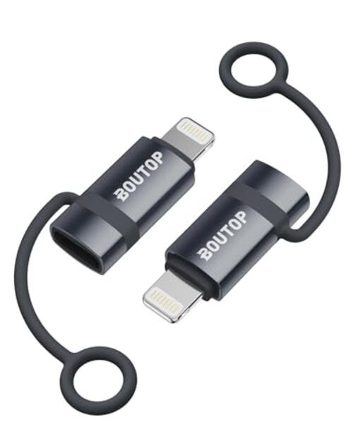 [MFi Certified] 36W USB C to Lightning Adapter (2 Pack) – 2 Packs Dark Gray