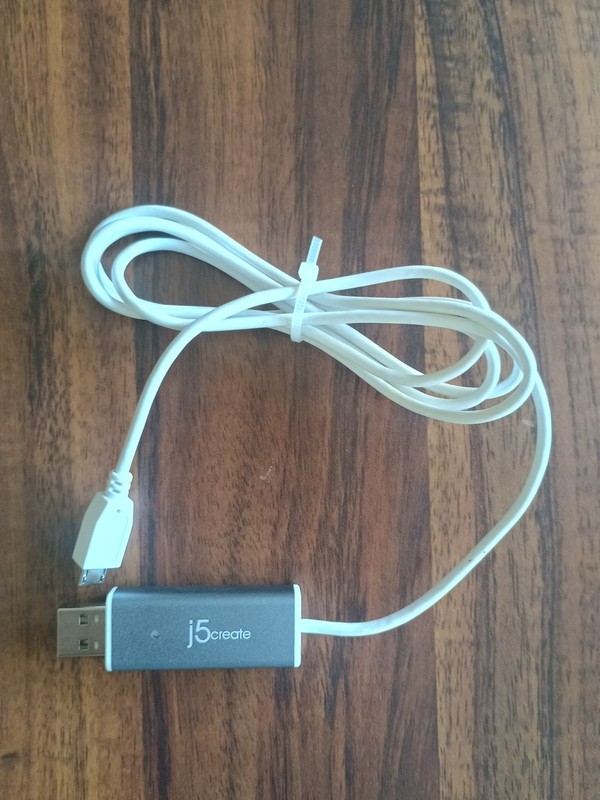 j5create JUC600 Android Mirror Cable for Android OS 2.3/4.0/4.1/4.2/4.3