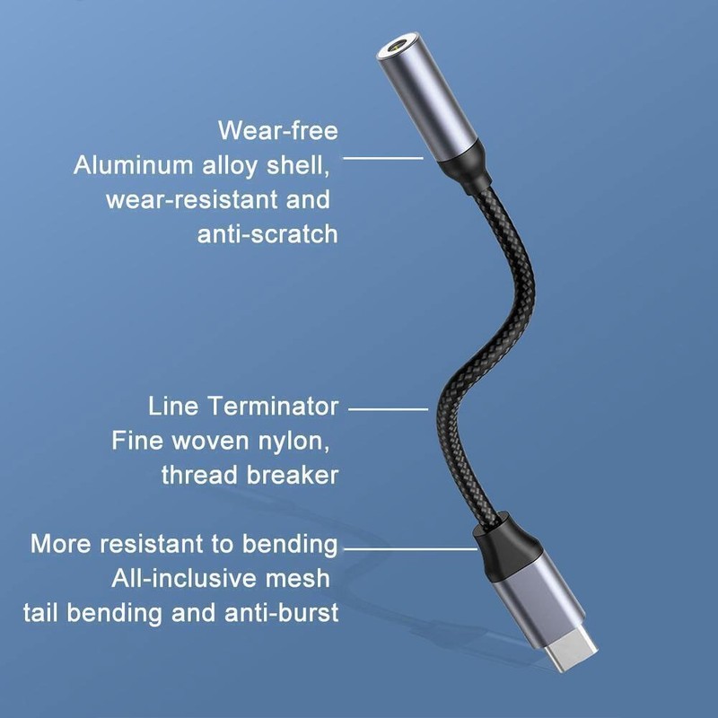 For Samsung Galaxy S23/S24/S25/Plus/Ultra/Edge - USB-C Earphone Adapter gallery
