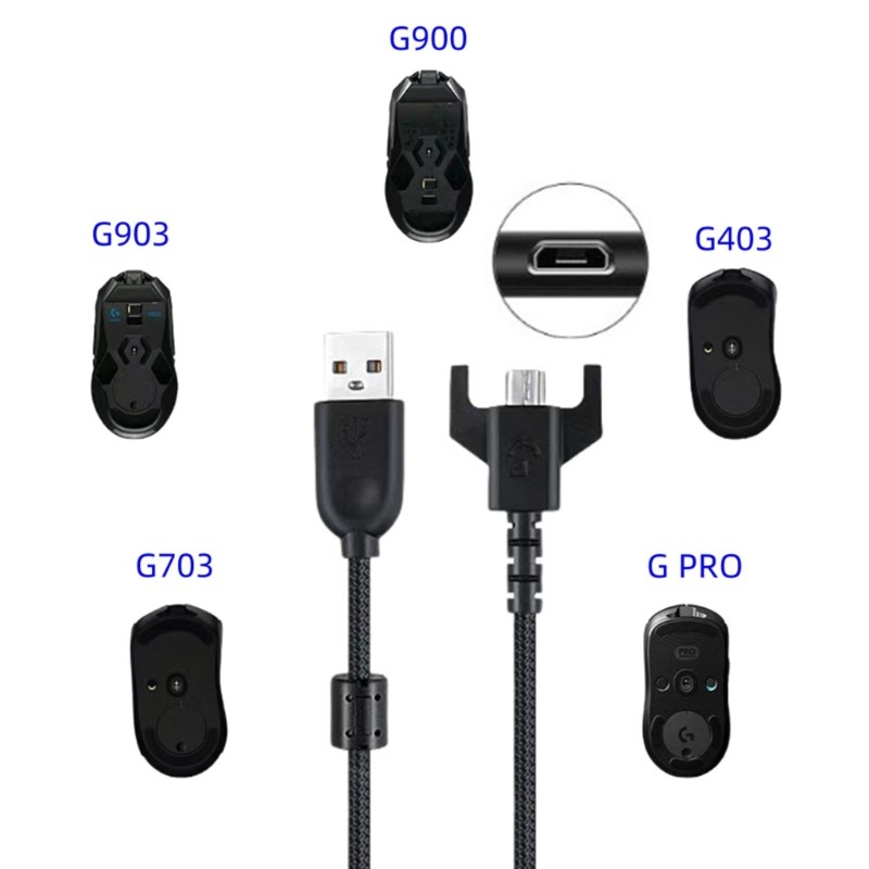 Quality USB Cable For GPW G903 G900 G403 G703 GPRO Quick Charging Mouse gallery