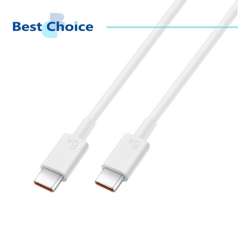 Original Huawei Official 6A Type-C to Type-C Charging Cable 1m (CC801) – White gallery