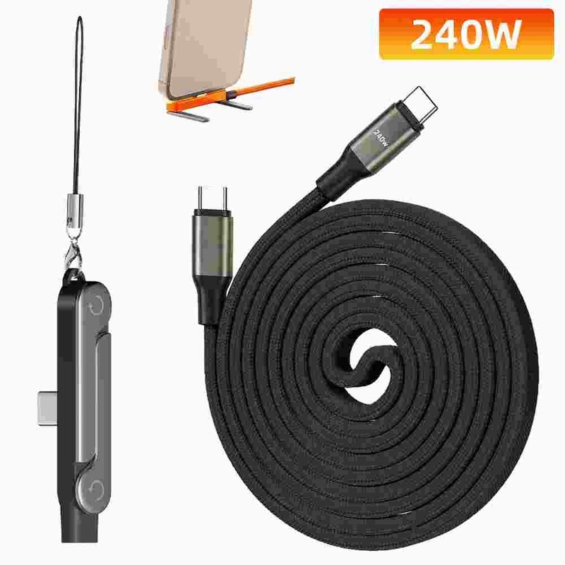 240W USB C to USB C Cable 5Ft Super Fast Charging Type C Charger Cord PD3.1