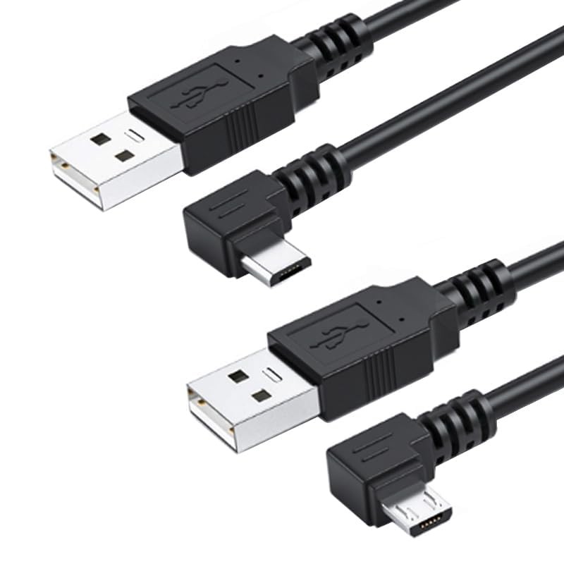 2 Pack USB to Micro USB Cable,USB 2.0 Male to Micro USB 5Pin Male Charge Data...