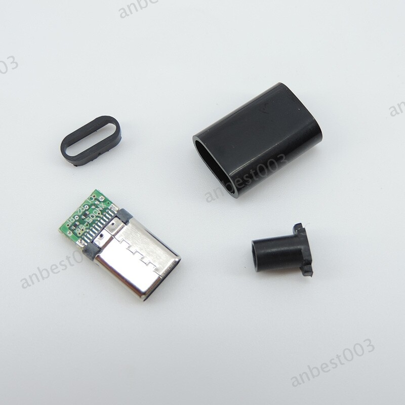 TYPE C USB 3.1 24Pin Male Plug Repair Welding Connector Type-C Data charger gallery