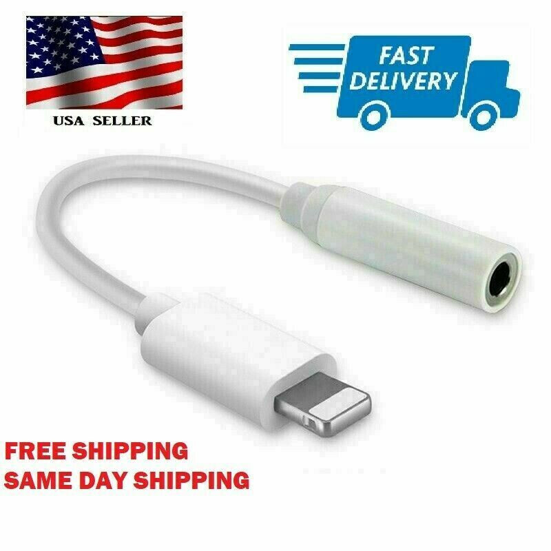For Apple iPhone Headphone Adapter Jack 3.5mm Aux Cord Dongle Aux Cord Converter