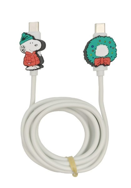 New Peanuts Snoopy USB C To USB C Cable 4 Ft Christmas Holiday Charging Cord gallery