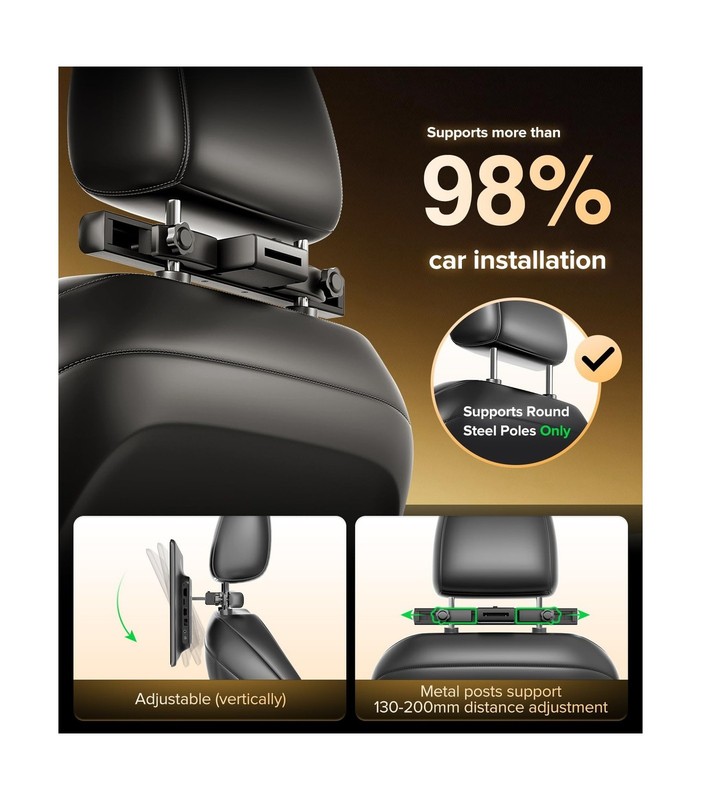13.5" Android Car TV Headrest Monitor for Back Seat with 4G RAM+64G ROM, Wire... gallery