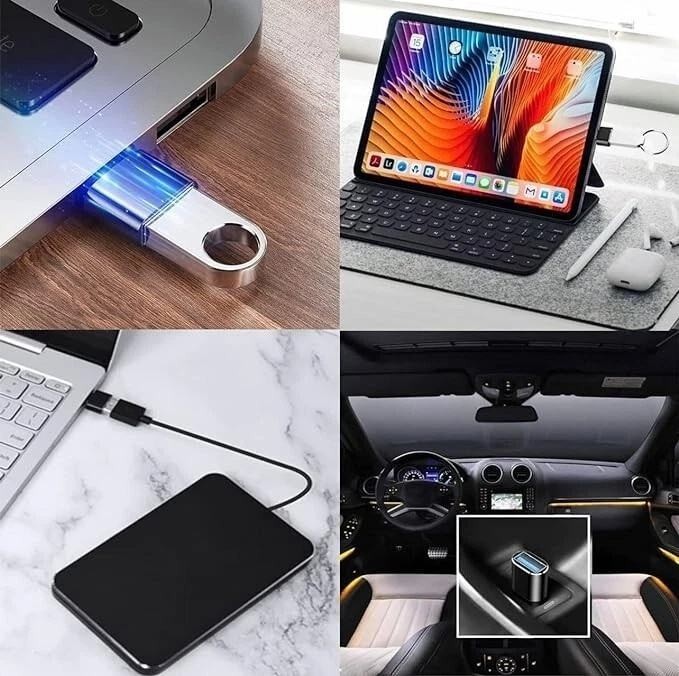 USB C OTG Adapter USB 3.0 Female to Type C Male Converter for Phone Laptop PC gallery