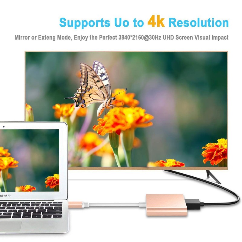 USB Type C Phone to HDTV TV Cable HDMI Adapter For iPhone 16 17 Samsung S26 S25 gallery