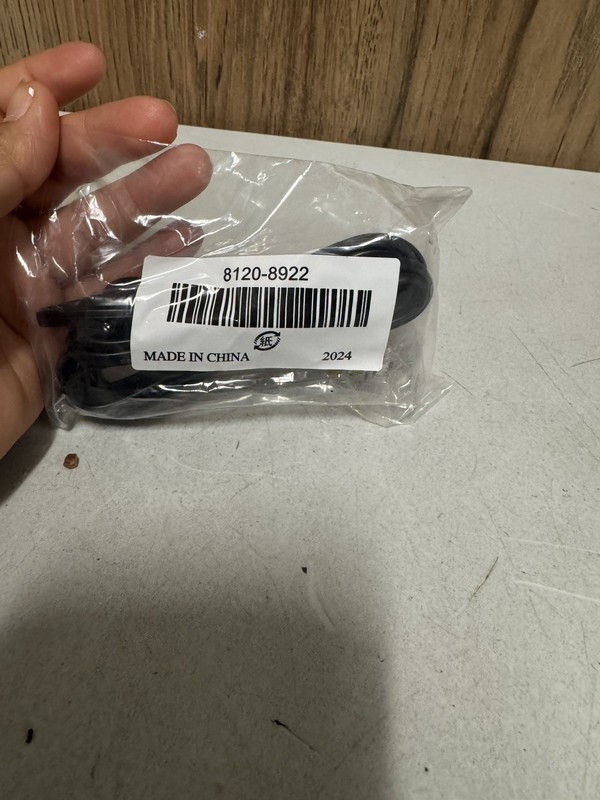 OEM RJ11 Telephone Cable 8120-8922 6P4C Modular Cord New Sealed Black