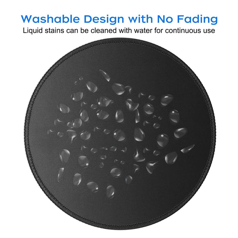 JIKIOU 4 Pack Computer Mouse Pad with Non-Slip Rubber Base, Premium-Textured ... gallery