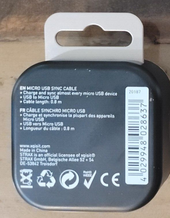 XQISIT Charge & Sync Cable Gold Data Cable Samsung LG Alcatel ZTE gallery