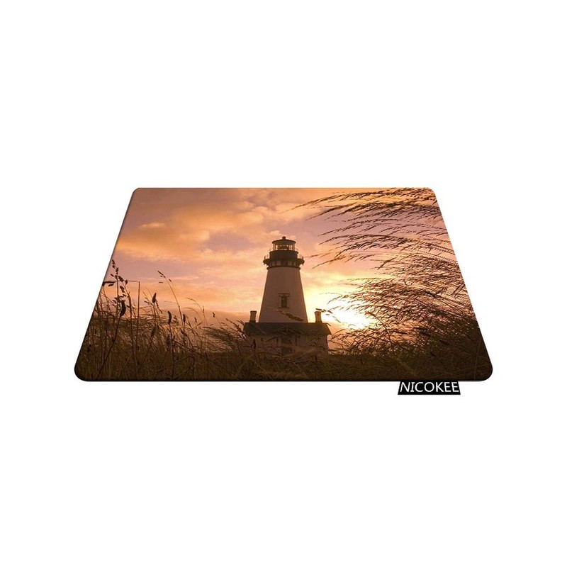 Lighthouse Rectangle Gaming Mousepad Lighthouse with Sunset Mouse Pad Mouse M... gallery