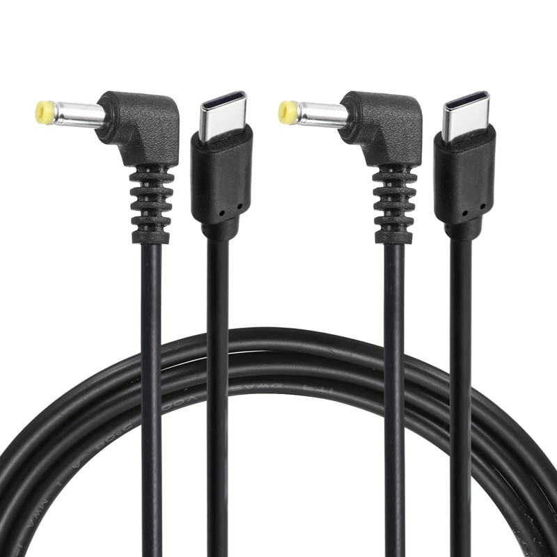 USB to DC Power Cable 12V 3A 36W 4.0×1.7mm 6.6ft USB to DC Barrel PD Trigger …