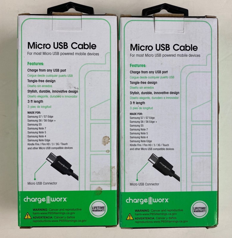 2/$12.99 charge wore Micro USB Cable (CX4604BK) gallery