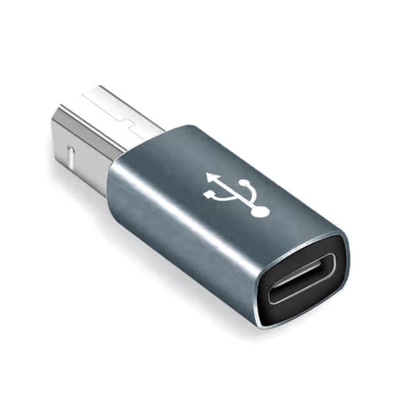 Square USB to Type C Power Charging Adapter Female Input USB C Male Connector gallery