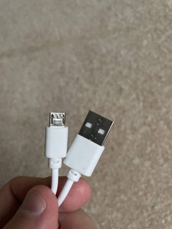 USB To Micro USB White Cable 1.5Ft gallery