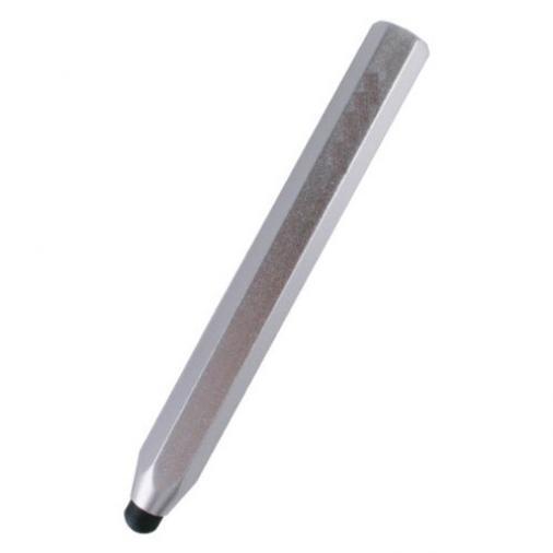 STYLUS PEN ALUMINUM TOUCH SILVER CAPACITIVE DIE-CAST SCREEN PEN for TABLETS