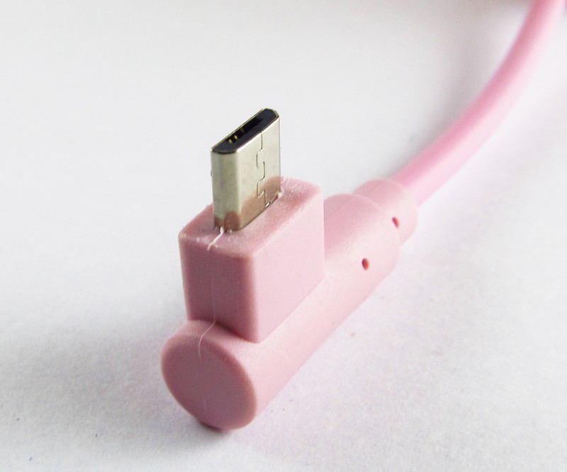 1pc Pink Right angle USB 2.0 Female to Micro USB Male OTG Host Cable Adapter gallery
